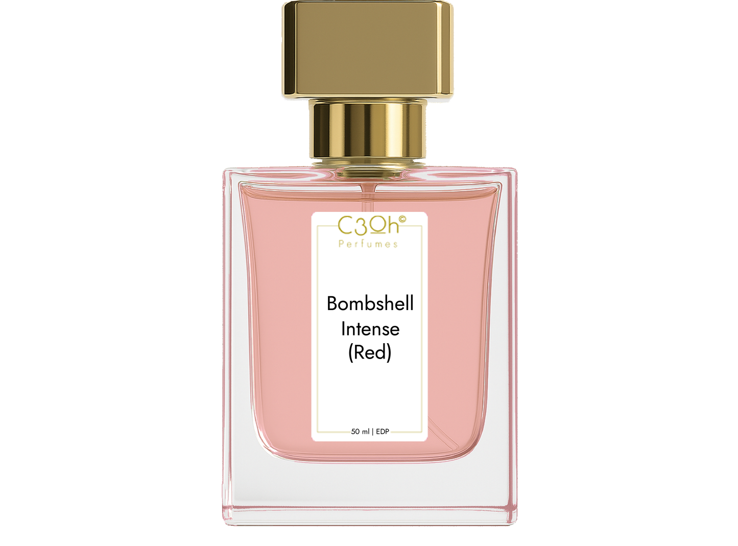 C3oh Bombshell Intense red Perfume Spray for Women Chypre Fragrance 50 ml 100 ml Womens Eau De Perfume Spray Luxury Gift for Her Perfume for Bold Sexy Passionate Glamorous Women