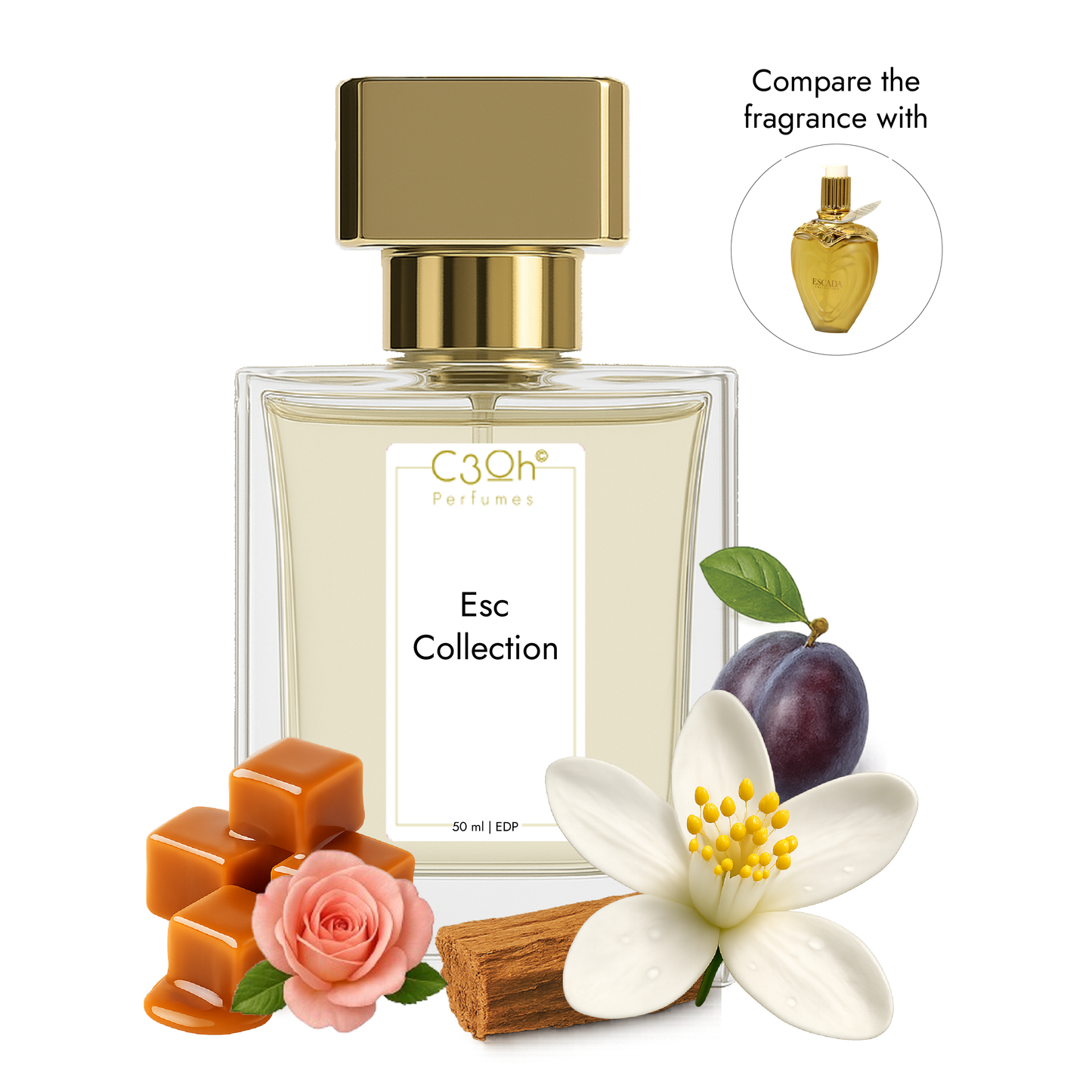 C3oh Esc Collection Perfume Spray for Women | Oriental Fragrance | 50 ml & 100 ml