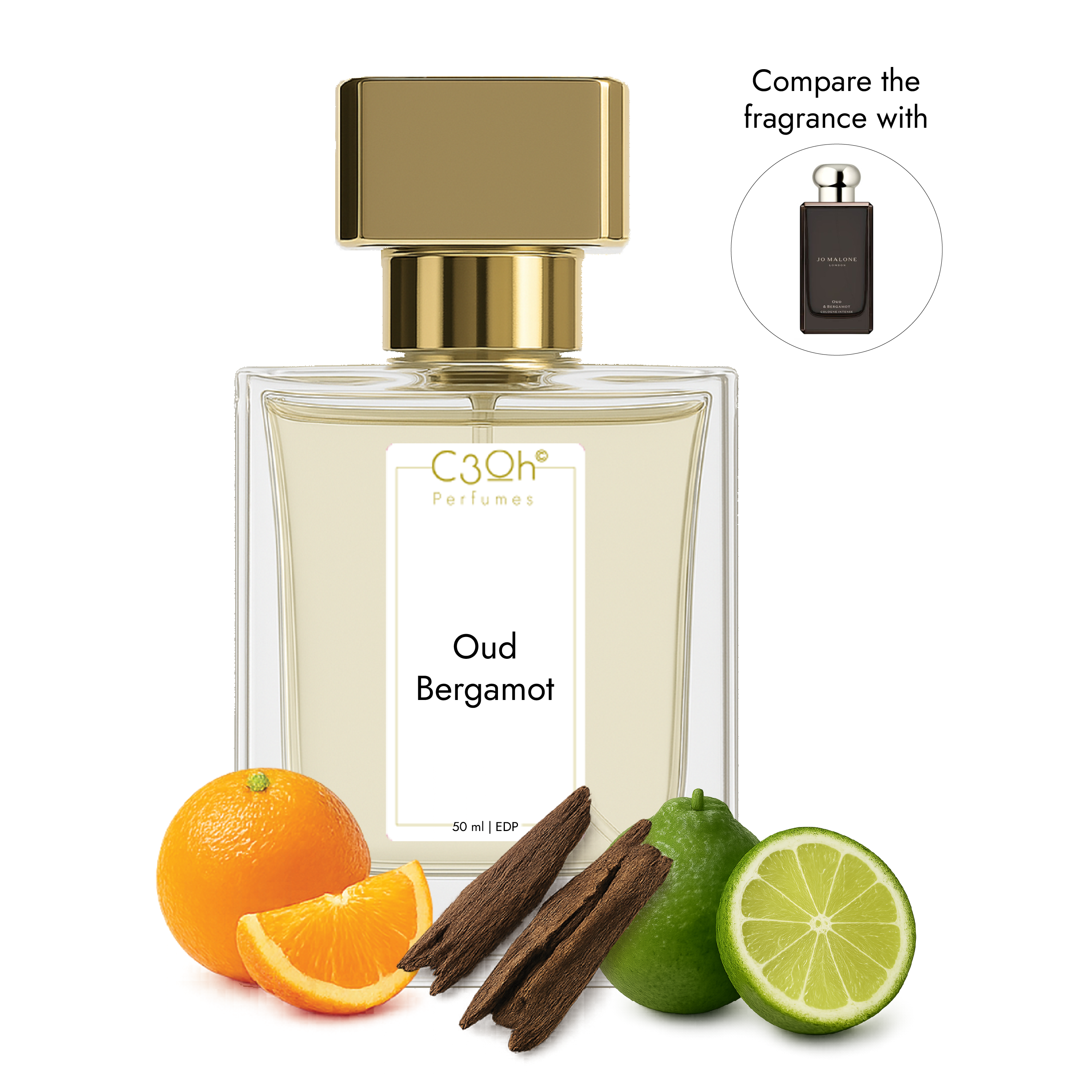 Jo Malone Oud Bergamot Inspired C3oh Oud Bergamot | Unisex Perfume Jo Malone Oud Bergamot Inspired C3oh Oud Bergamot | Unisex Perfume