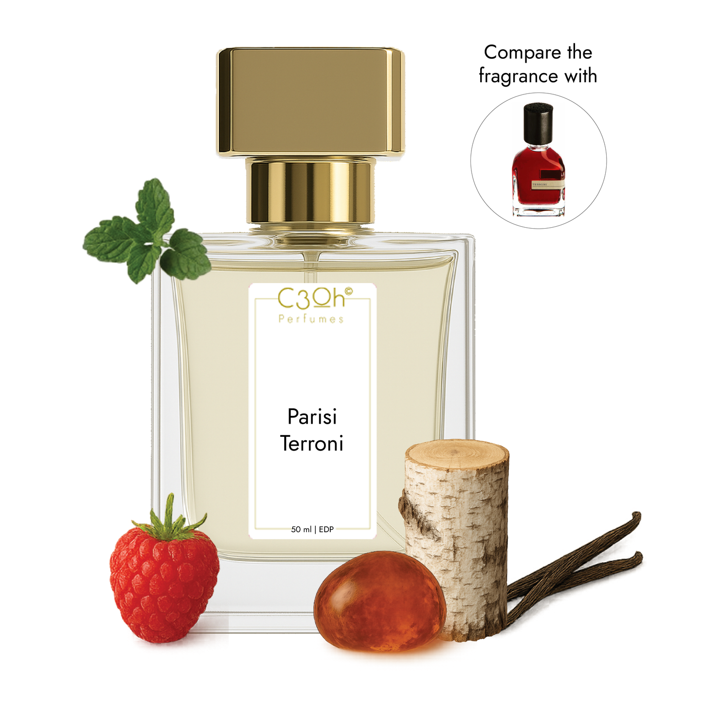C3oh Parisi Terroni | Men & Women's Perfume | Oriental Woody Fragrance | 50 ml & 100 ml