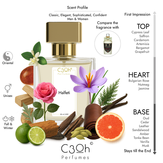 C3oh Halfeti | Men & Women's Perfume | Oriental Fragrance | 50 ml & 100 ml