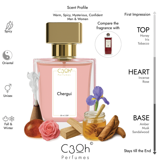 C3oh Chergui | Men & Women's Perfume | Oriental Spicy Fragrance | 50 ml & 100 ml