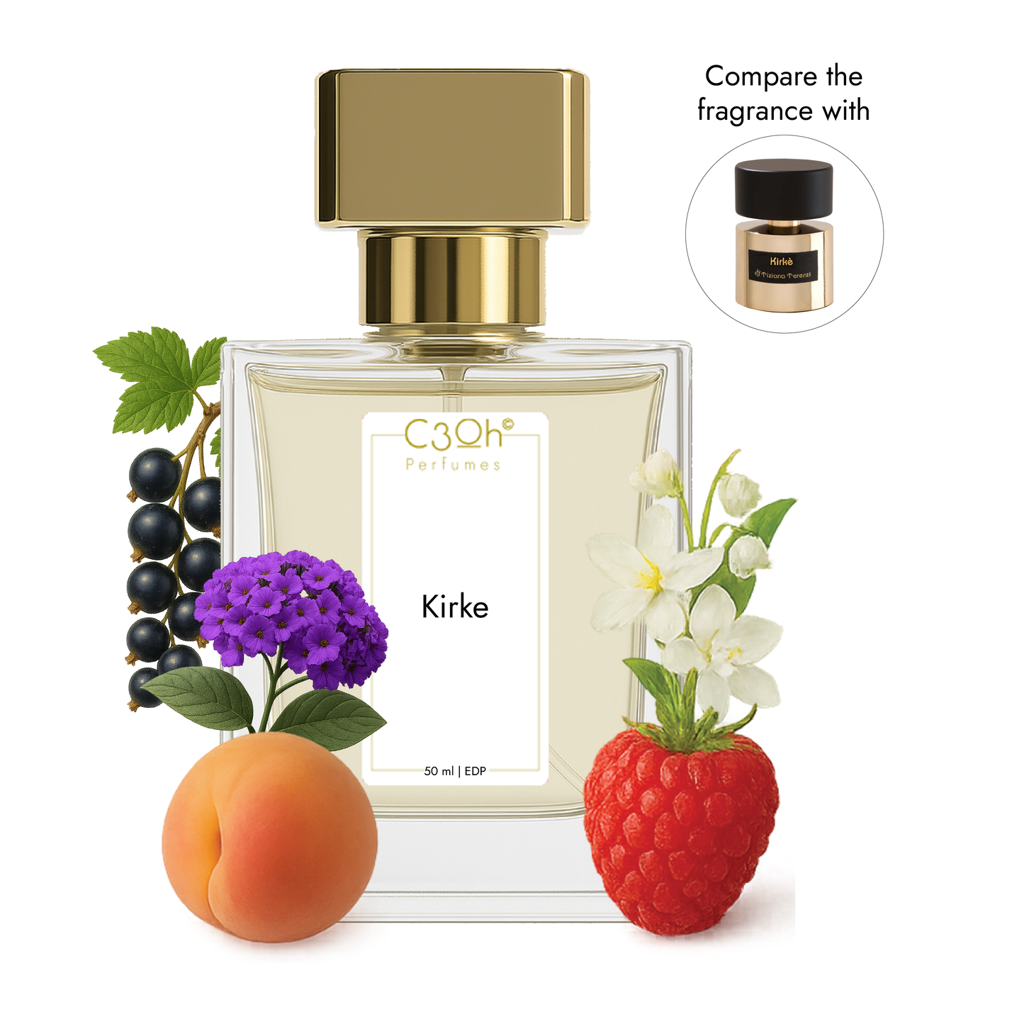 C3oh Kirke | Men & Women's Perfume | Chypre Fruity Fragrance | 50 ml & 100 ml