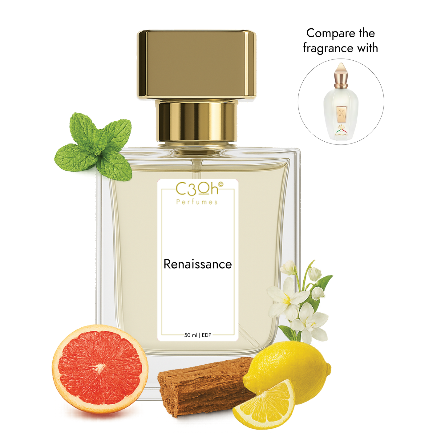C3oh Renaissance | Men & Women's Perfume | Citrus Aromatic Fragrance | 50 ml & 100 ml
