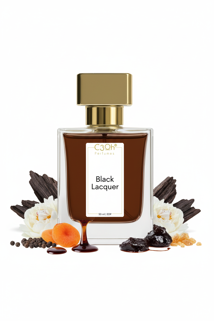 C3oh Black Lacquer | Men & Women's Perfume | Amber Woody Fragrance | 50 ml & 100 ml