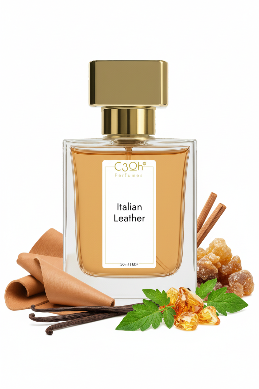 C3oh Italian Leather | Men & Women's Perfume | Leather Amber Fragrance | 50 ml & 100 ml