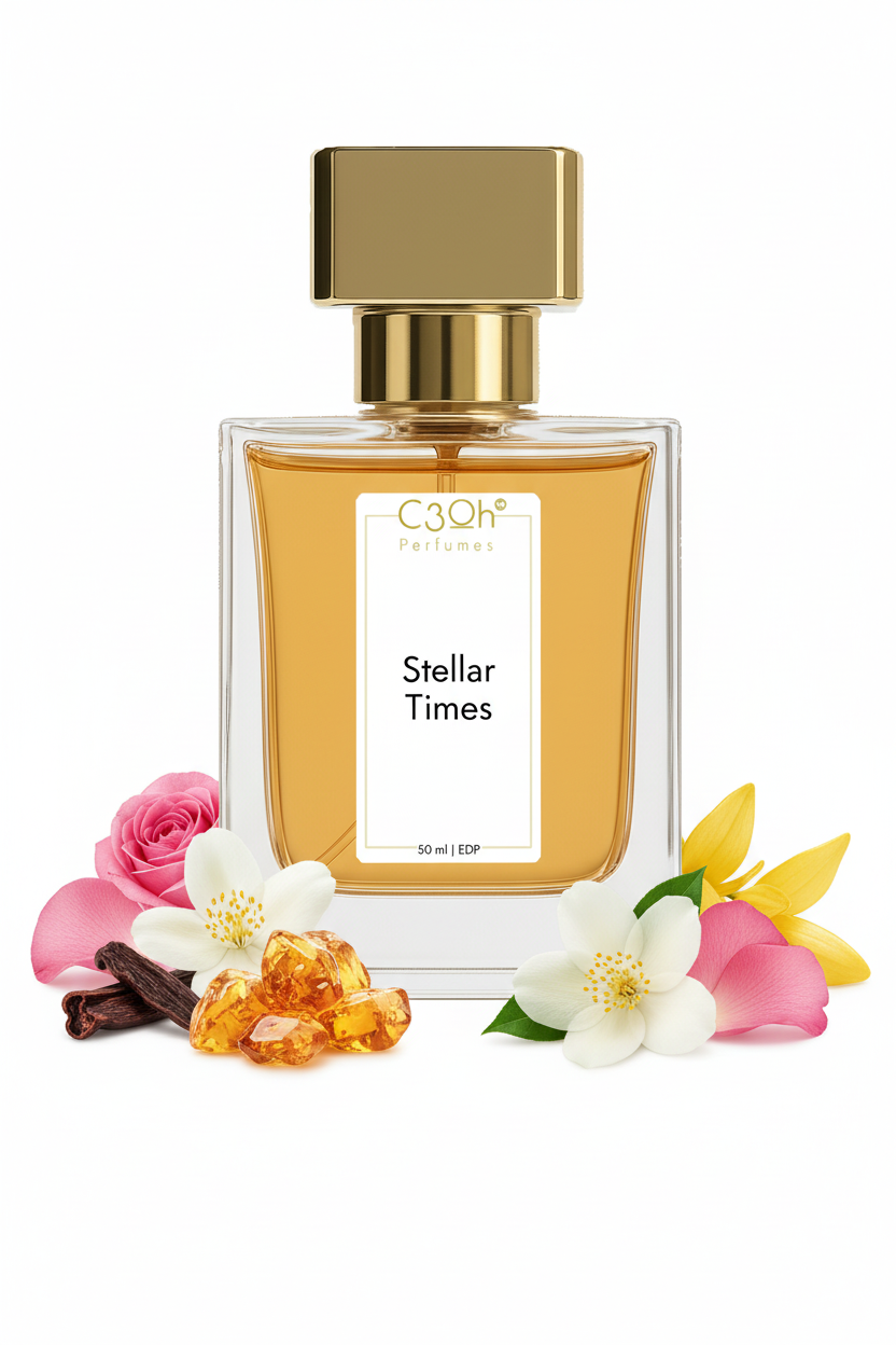 C3oh Stellar Times | Men & Women's Perfume | Amber Floral Fragrance | 50 ml & 100 ml