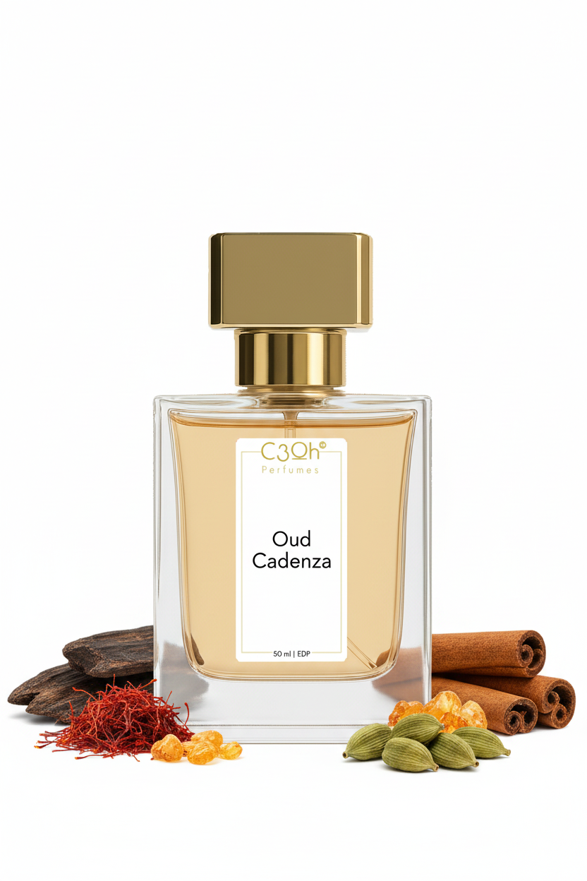 C3oh Oud Cadenza | Men & Women's Perfume | Amber Spicy Oud Fragrance | 50 ml & 100 ml