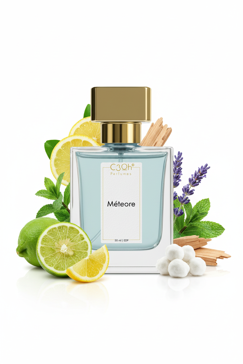 C3oh Météore | Men's Perfume | Citrus Aromatic Fragrance | 50 ml & 100 ml