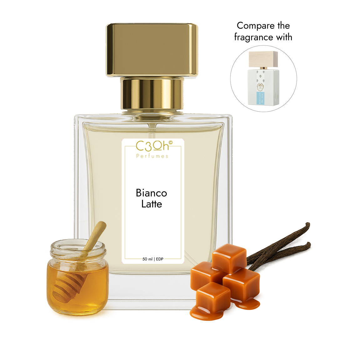 C3oh Bianco Latte unisex perfume – inspired by Bianco Latte Di Giardini Di Toscana
