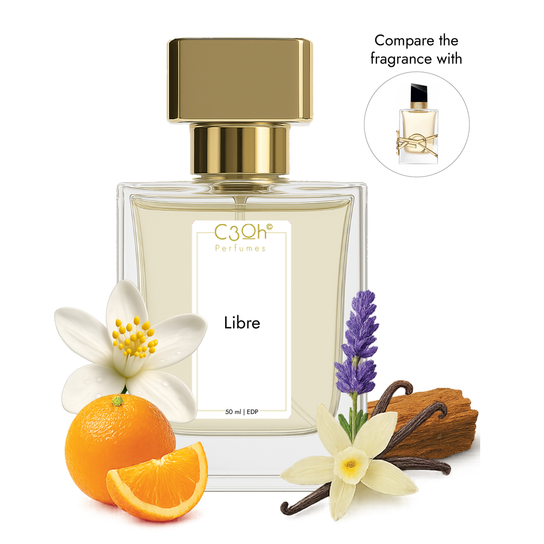 C3oh Libre perfume for women - compare the fragrance with YSL Libre