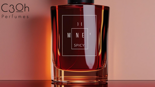 Spicy perfume for men with warm spices, woods and aromatic notes