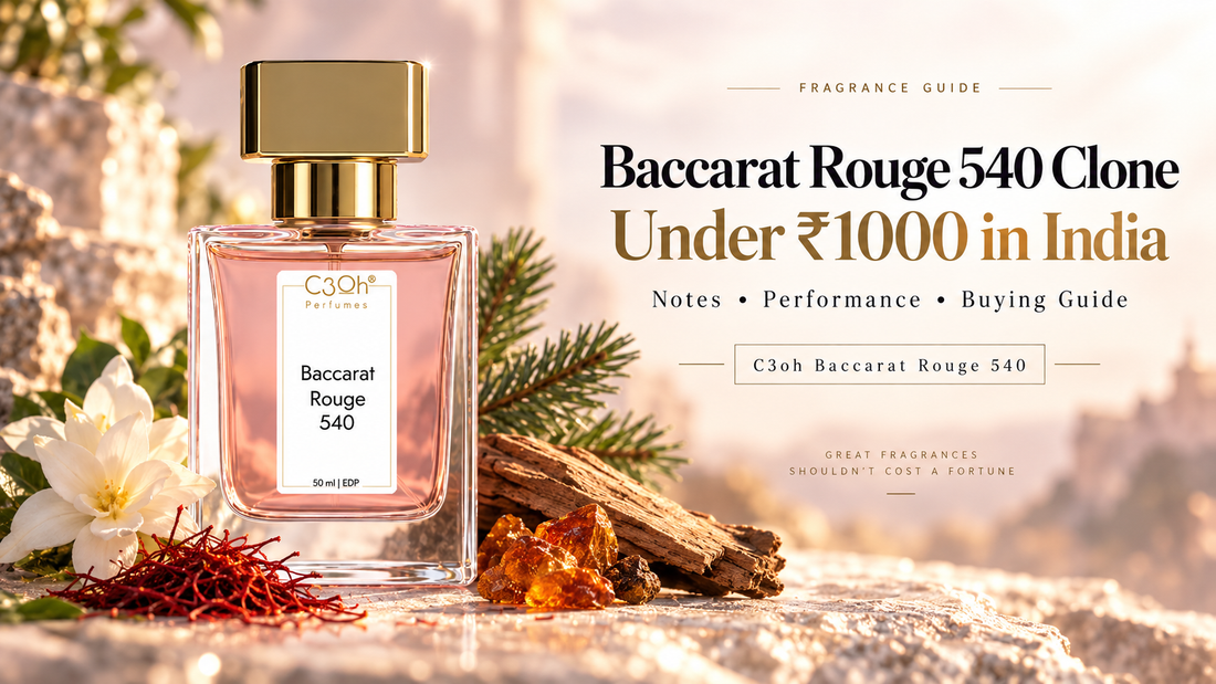 Baccarat Rouge 540 clone under ₹1000 in India – C3oh fragrance guide