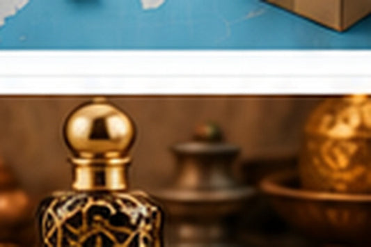 Traditional attar bottle illustrating cabin and check-in flight rules