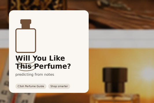 Perfume guide showing how to predict whether you will like a fragrance from its notes