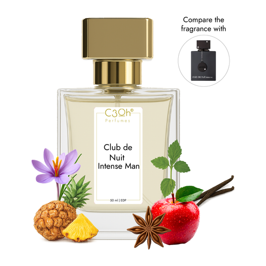 C3oh Club de Nuit Intense Man | Men's Perfume | Chypre Floral Fragrance | 50 ml & 100 ml