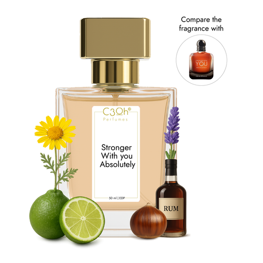 C3oh Stronger with you Absolutely | Men's Perfume | Fougere Oriental Ambery Fragrance | 50 ml & 100 ml