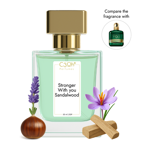 C3oh Stronger with you Sandalwood | Men and Women's Perfume | Oriental Woody Fragrance | 50 ml & 100 ml