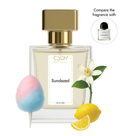 C3oh Sundazed Perfume Spray for Men & Women | Citrus Gourmand Fragrance | 50 ml & 100 ml Men & Women's Eau De Perfume Spray | Luxury Gift for Him & Her | Perfume for Playful Bright Confident Energetic Men & Women
