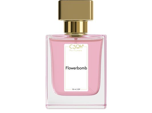 C3oh Flowerbomb Perfume Spray for Women Oriental Floral Gourmand Fragrance 50 ml 100 ml Womens Eau De Perfume Spray Luxury Gift for Her Perfume for Romantic Playful Confident Feminine Women
