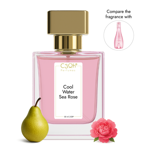 C3oh Cool water Sea Rose | Women's Perfume | Floral Fragrance | 50 ml & 100 ml