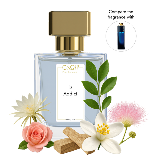C3oh Addict Perfume Spray for Women | Oriental Floral Fragrance | 50 ml & 100 ml Women's Eau De Perfume Spray | Luxury Gift for Her | Perfume for Sensual Confident Glamorous Luxurious Women