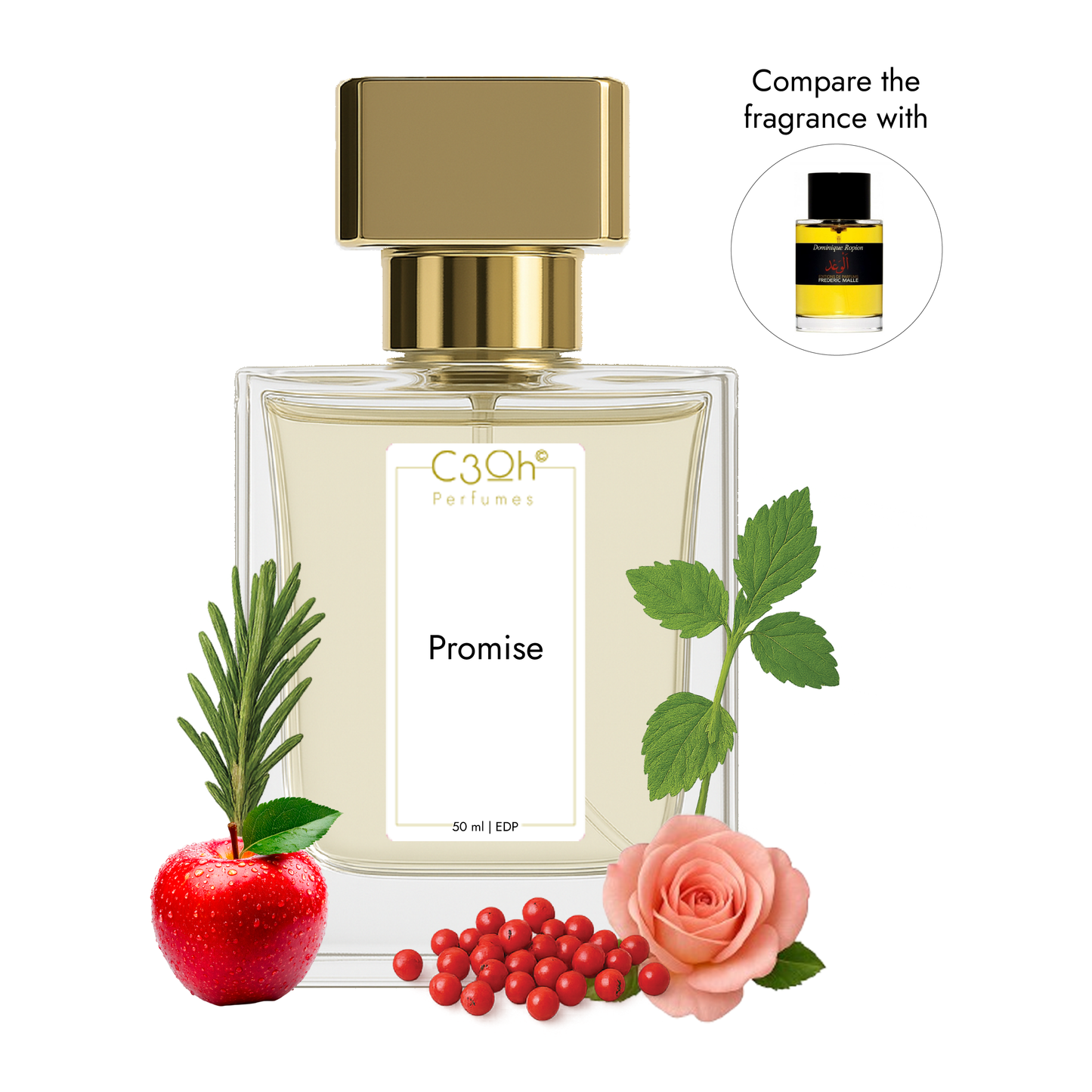 C3oh Promise Perfume Spray for Men & Women | Woody Earthy Floral Fragrance | 50 ml & 100 ml