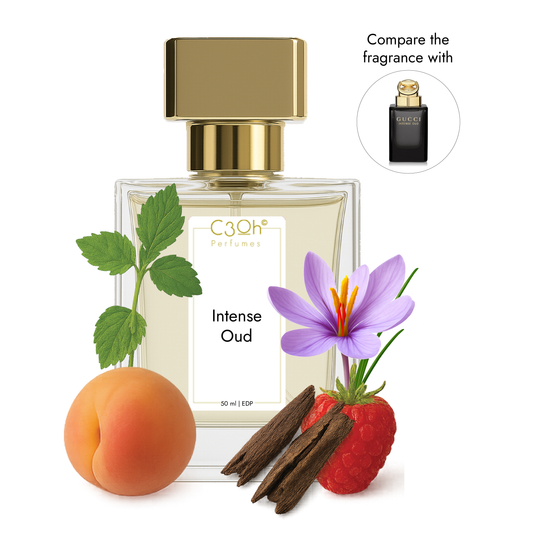 C3oh Intense Oud Perfume Spray for Men & Women | Oriental Fruity Fragrance | 50 ml & 100 ml