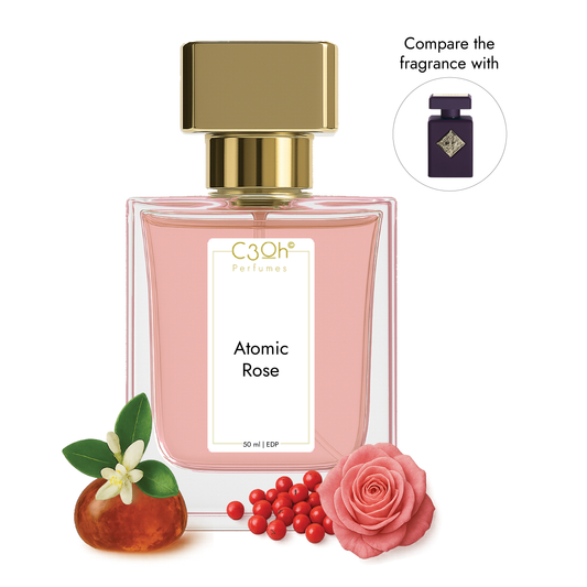 C3oh Atomic Rose Perfume Spray for Men & Women | Oriental Floral Fragrance | 50 ml & 100 ml Men & Women's Eau De Perfume Spray | Luxury Gift for Him & Her | Perfume for Bold Empowering Unapologetic Men & Women