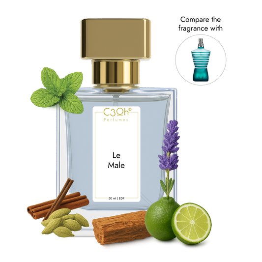 C3oh Le Male Perfume Spray for Men | Oriental Fougere Fragrance | 50 ml & 100 ml