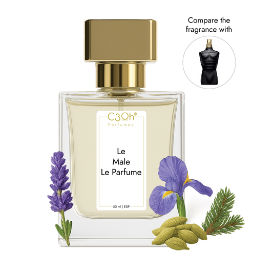 C3oh Lae Male Le Parfume Perfume Spray for Men | Ambery Woody Fragrance | 50 ml & 100 ml