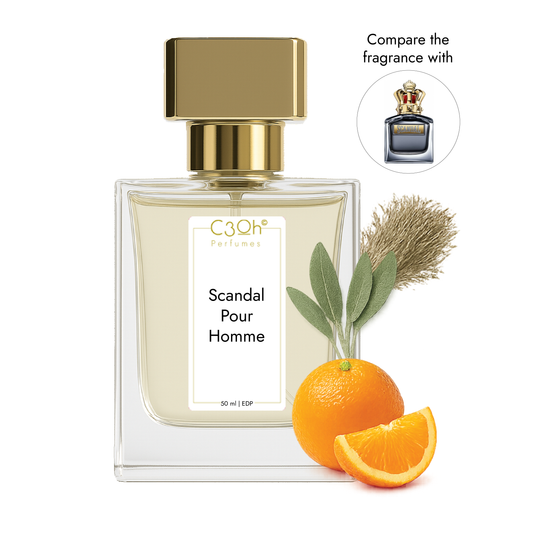C3oh Scandal Pour Homme Perfume Spray for Men | Woody Aromatic Fragrance | 50 ml & 100 ml