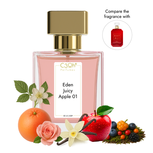 C3oh Eden Juicy Apple 01 Perfume Spray for Men & Women | Fruity Gourmand Fragrance | 50 ml & 100 ml