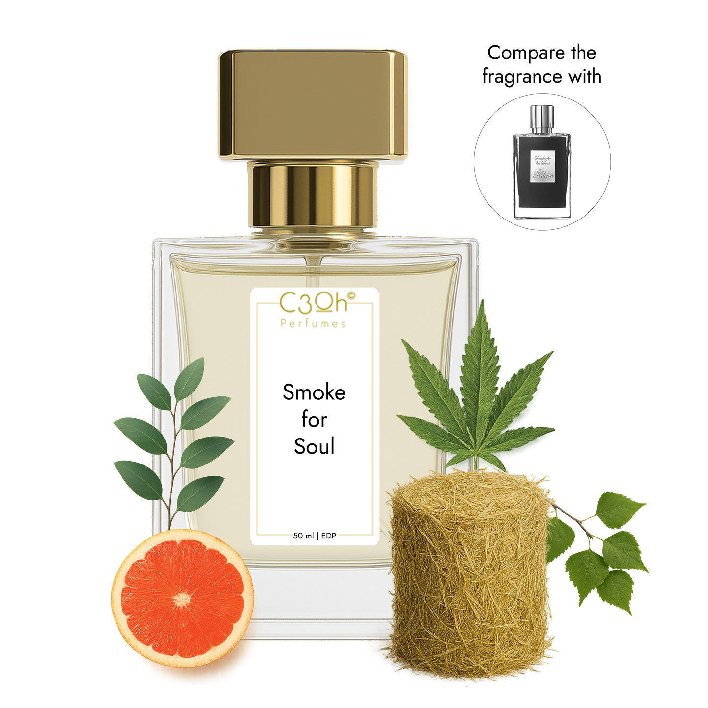 C3oh Smoke for Soul | Men & Women's Perfume | Woody Aromatic Fragrance | 50 ml & 100 ml