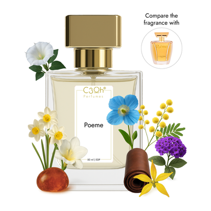 C3oh Poeme | Women's Perfume | Floral Ambery Fragrance | 50 ml & 100 ml