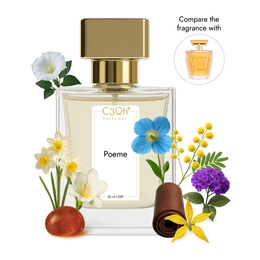 C3oh Poeme | Women's Perfume | Floral Ambery Fragrance | 50 ml & 100 ml