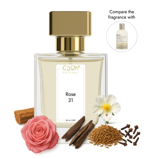 C3oh Rose 31 | Men & Women Perfume | Spicy Floral Fragrance | 50 ml & 100 ml