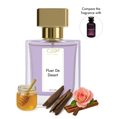 C3oh Fleur Du Desert | Men & Women's Perfume | Floral Oriental Fragrance | 50 ml & 100 ml