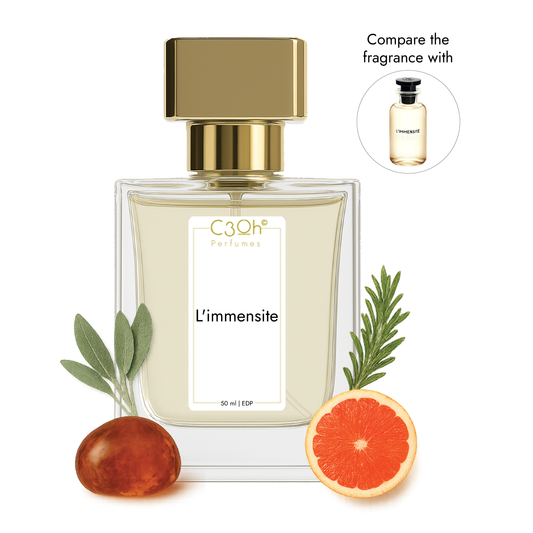 C3oh L'immensite | Men's Perfume | Fougere Oriental Spicy Fragrance | 50 ml & 100 ml