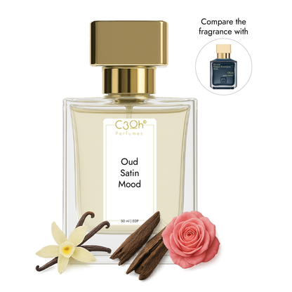 C3oh Oud satin mood | Men & Women's Perfume | Floral Woody Ambery Fragrance | 50 ml & 100 ml