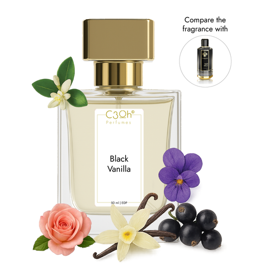C3oh Black Vanilla Perfume | Men & Women's Perfume | Floral Fragrance | 50 ml & 100 ml