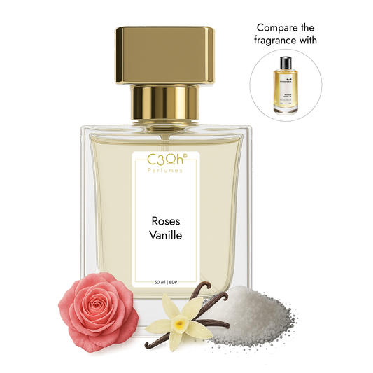 C3oh Roses Vanille | Women's Perfume | Oriental Vanilla Fragrance | 50 ml & 100 ml