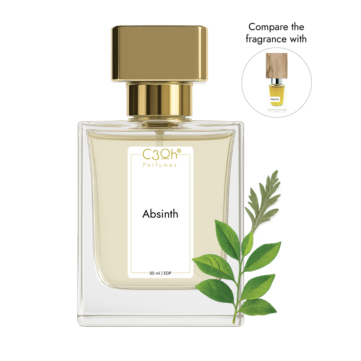 C3oh Absinth | Men & Women's Perfume | Woody Aromatic Fragrance | 50 ml & 100 ml