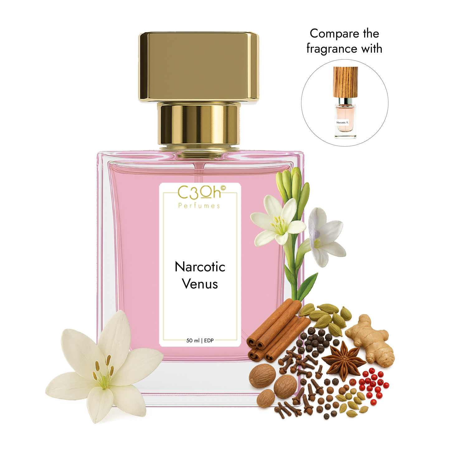 C3oh Narcotic Venus | Women's Perfume | Floral Fragrance | 50 ml & 100 ml