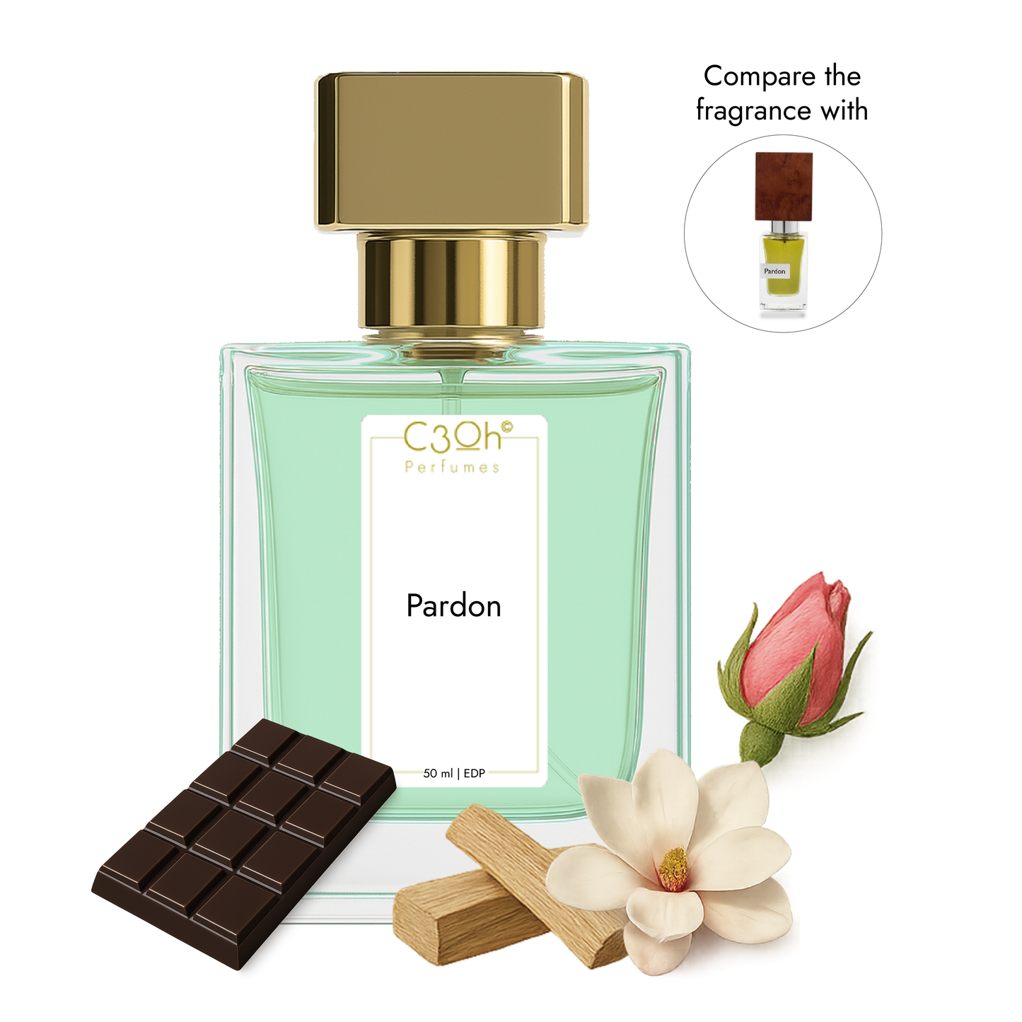C3oh Pardon | Men's Perfume | Woody Fragrance | 50 ml & 100 ml