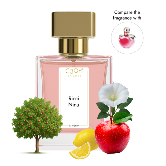 C3oh Ricci Nina | Women's Perfume | Floral Fruity Gourmand Fragrance | 50 ml & 100 ml