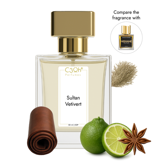 C3oh Sultan Vetivert | Men & Women's Perfume | Oriental Woody Fragrance | 50 ml & 100 ml