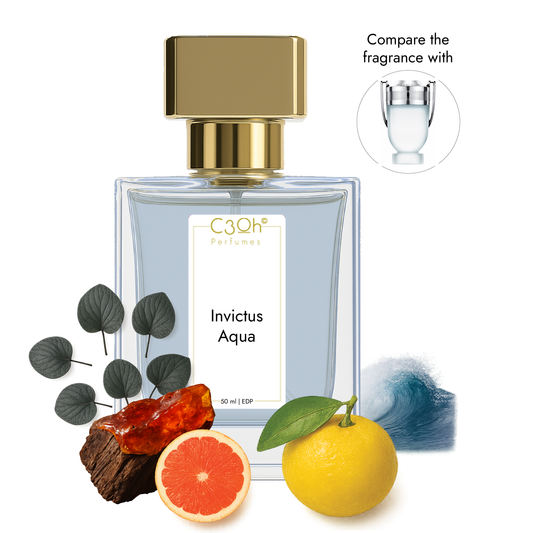 C3oh Invictus Aqua | Men's Perfume | Woody Aquatic Fragrance | 50 ml 100 ml