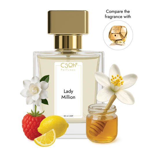 C3oh Lady Million | Women's Perfume | Floral Fruity Fragrance | 50 ml & 100 ml