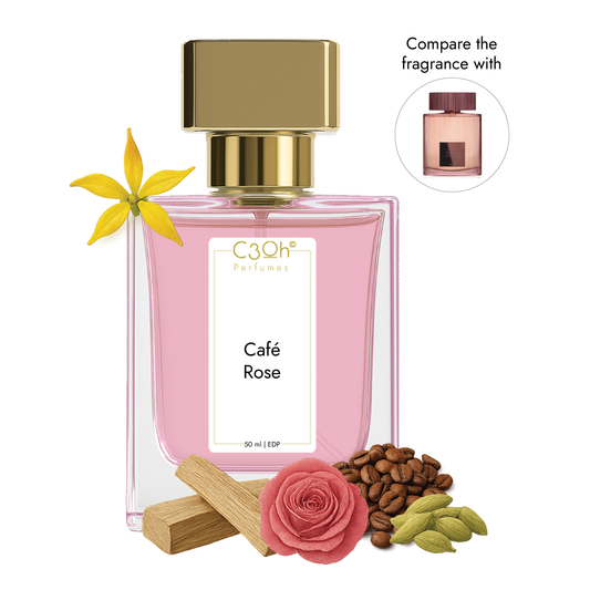 C3oh Café Rose | Women's Perfume | Oriental Floral Fragrance | 50 ml & 100 ml